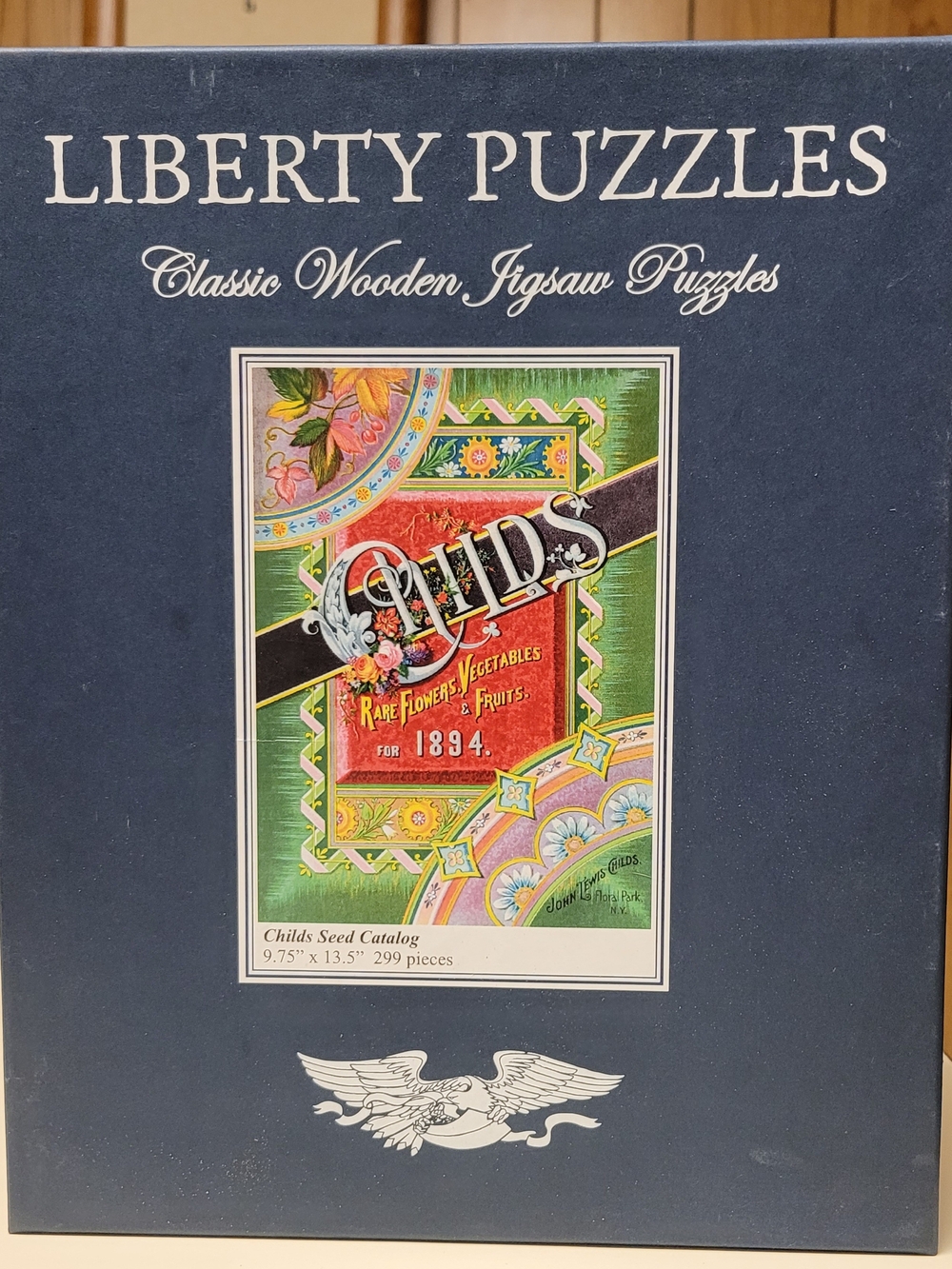 Classic Wooden Jigsaw Puzzle - Navy Blue